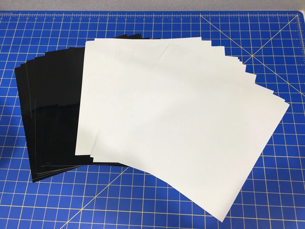 Oracal 651 Adhesive Craft Vinyl 12 12 Sheets, 6 Black, 6 White  Craft  Vinyl Supplies, Oracal 651 and Siser Iron On Heat Transfer